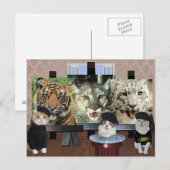 Carte Postale École d'art Kitty (Devant / Derrière)