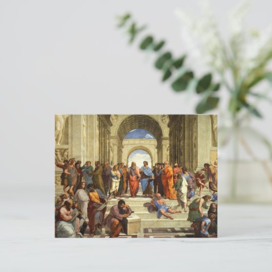 Carte Postale École d'Athènes (Debout devant)