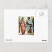 Carte Postale École d'Athènes de Raphaël (Platon et Aristote) (Dos)