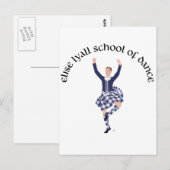 Carte Postale École de danse CUSTOM Elise Lyall (Devant / Derrière)