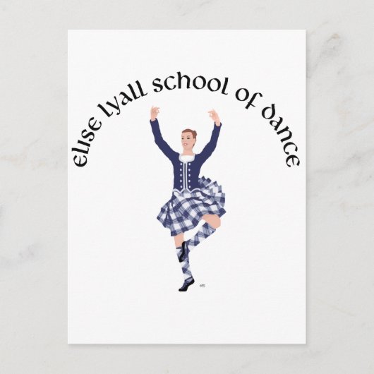 Carte Postale École de danse CUSTOM Elise Lyall (Devant)