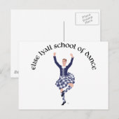 Carte Postale École de danse CUSTOM Elise Lyall (Devant / Derrière)