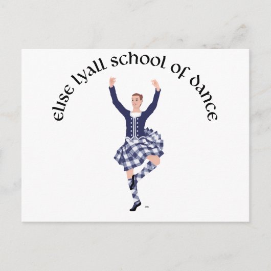 Carte Postale École de danse CUSTOM Elise Lyall (Devant)