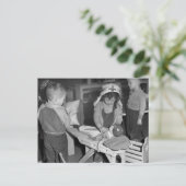 Carte Postale École de soins infirmiers : années 1940 (Debout devant)