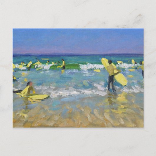 Carte Postale École de surf à St Ives (Devant)