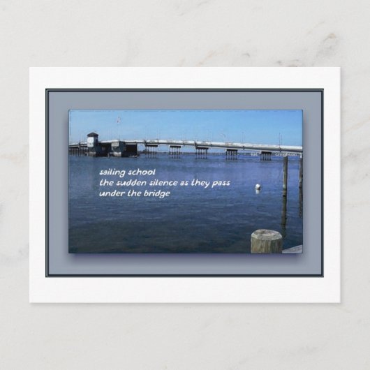 Carte Postale École de voile (Devant)