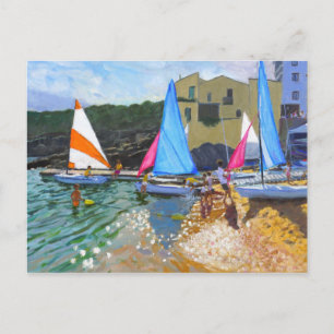 Carte Postale école de voile calella de palafrugall costa