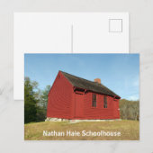 Carte Postale École Nathan Hale (Haddam Est) (Devant / Derrière)
