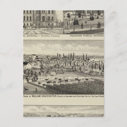 Carte Postale École normale de l'État du Kansas (Devant)