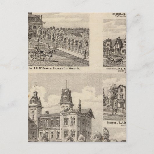 Carte Postale École publique de Valparaiso City (Devant)