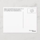 Carte Postale École secondaire de San Benito (Dos)