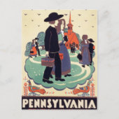 Carte Postale École vintage de Pennsylvanie (Devant)