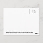 Carte Postale Ecomus � e d'Alsace - (Dos)