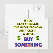 Carte postale ÉCONOMIE (Devant / Derrière)