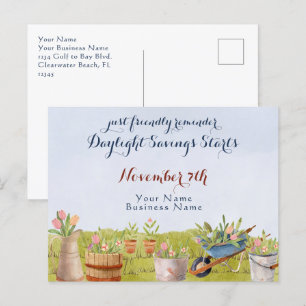 Carte Postale Économie au jour Retour Rappel des affaires