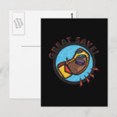 Carte Postale Économiser (Devant / Derrière)