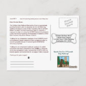 Carte Postale Économisez La Marche Du Chien En Dehors-Leash Séna (Dos)