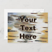 Carte Postale Écorce de bouleau (Devant / Derrière)