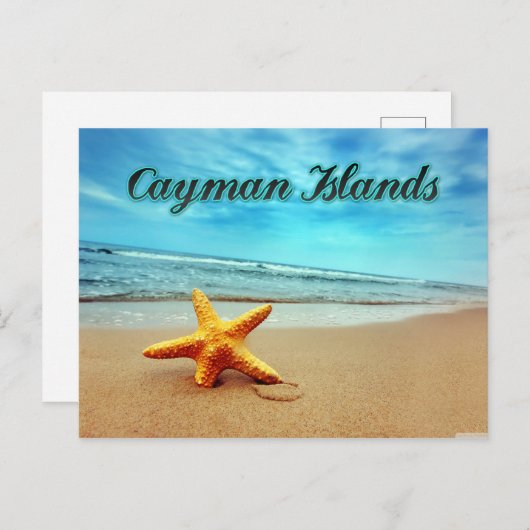 Carte Postale Écorce des îles Caïmans (Devant / Derrière)