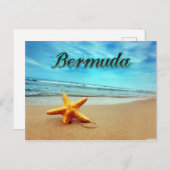 Carte Postale Écorée des Bermudes (Devant / Derrière)