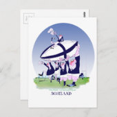 Carte Postale écossais, tony fernandes (Devant / Derrière)
