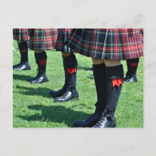 Carte postale écossaise Kilt