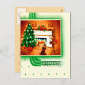 Carte postale écossaise vintage Holiday (Devant / Derrière)