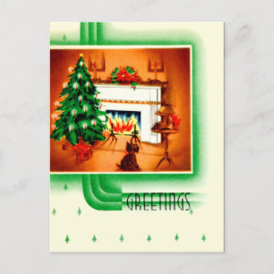 Carte postale écossaise vintage Holiday