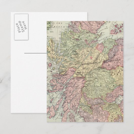 Carte Postale Écosse (Devant / Derrière)