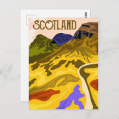Carte Postale Écosse (Devant / Derrière)