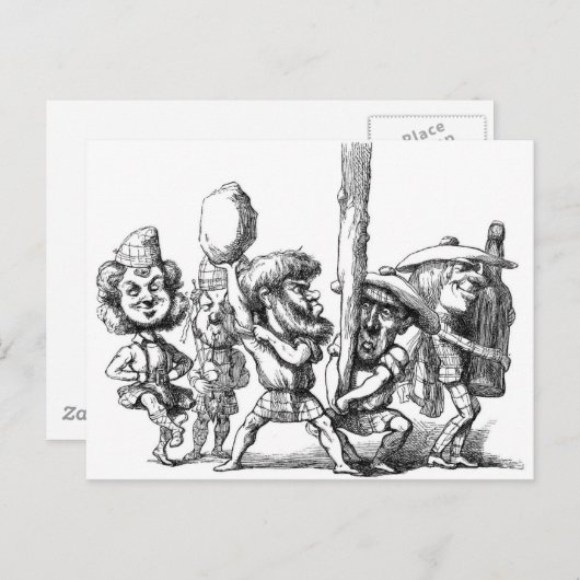 Carte Postale Écosse (Devant / Derrière)