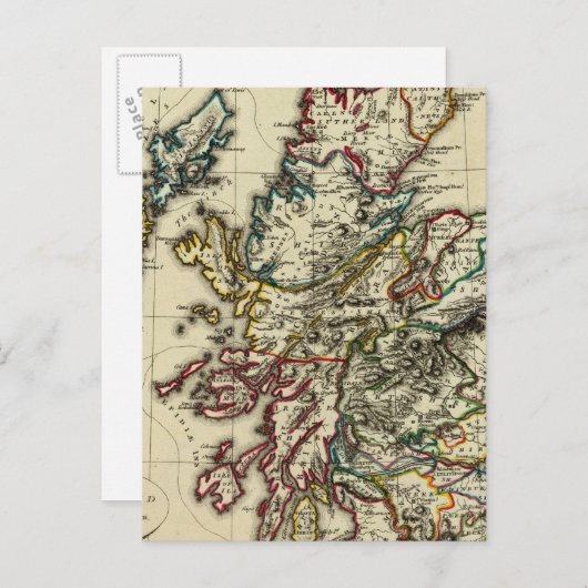 Carte Postale Ecosse ancienne, moderne (Devant / Derrière)