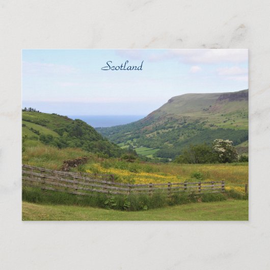 Carte Postale Ecosse, Belles Hautes Terres d'Ecosse, Océan (Devant)