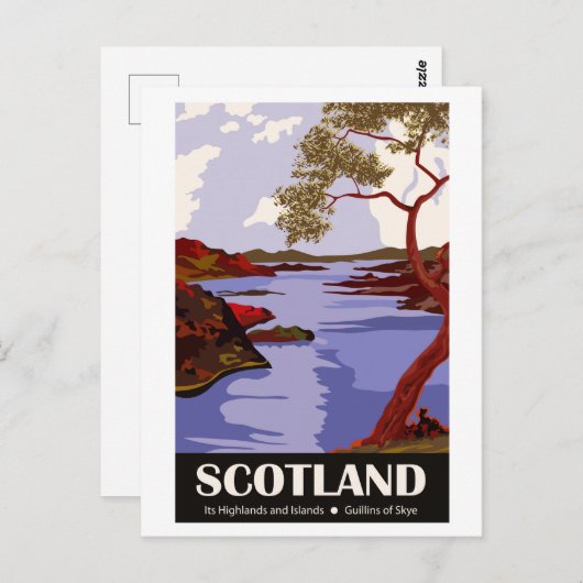 Carte Postale Ecosse, Guillins of Skye (Devant / Derrière)