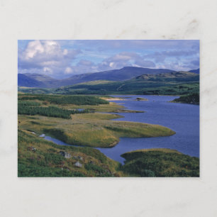 Carte Postale Écosse, Highland, Wester Ross, Loch Garry. Un