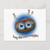 Carte Postale Ecosse 'Hoots Toots Haggis' (Devant)