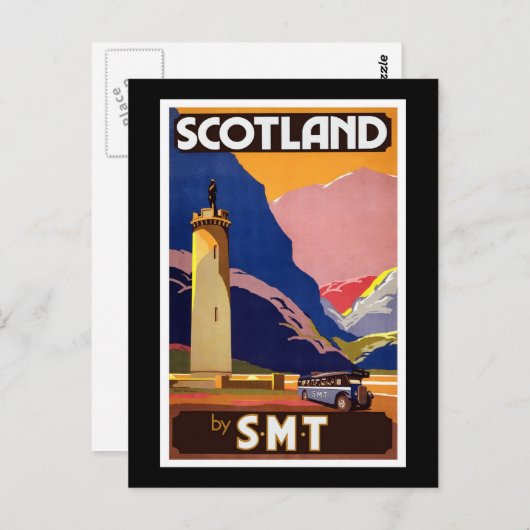 Carte Postale Écosse par SMT (Devant / Derrière)