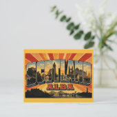Carte Postale Écosse Pays Vintage (Debout devant)