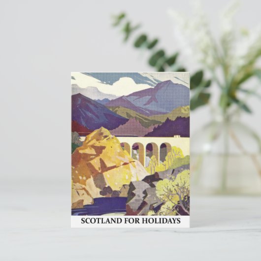 Carte Postale Ecosse pour les vacances (Debout devant)