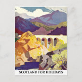 Carte Postale Ecosse pour les vacances (Devant)
