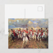 Carte Postale Ecosse Pour Toujours (Officiers De Cavalerie) (Mil (Devant / Derrière)