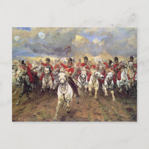 Carte Postale Ecosse Pour Toujours (Officiers De Cavalerie) (Mil