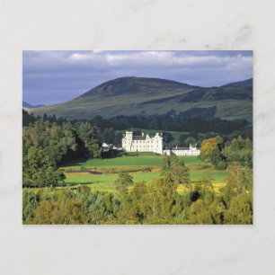 Carte Postale Ecosse, Tayside, Blair Castle. Dans une émeraude