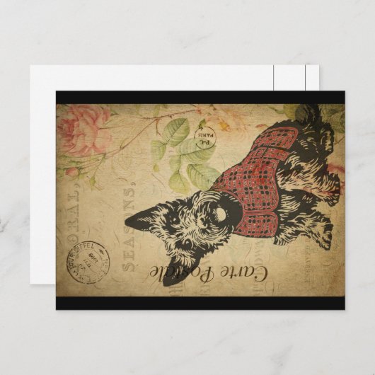 Carte Postale Ecosse vintage (Devant / Derrière)