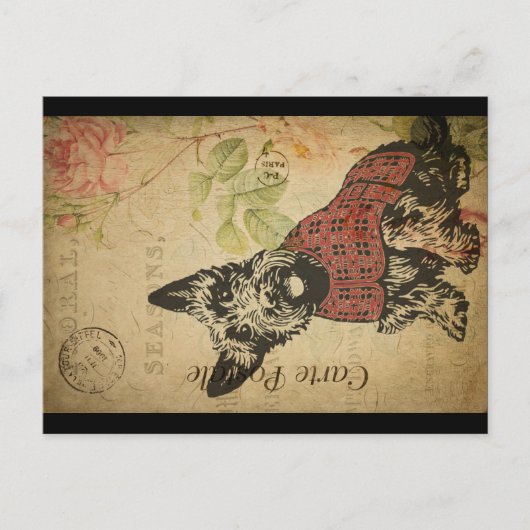 Carte Postale Ecosse vintage (Devant)