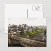 Carte Postale Ecosse vintage, Aberdeen, Union Terrasse (Devant / Derrière)