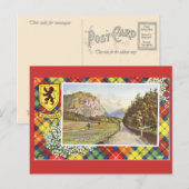 Carte Postale Ecosse vintage, Buchanan, Pass de ballater (Devant / Derrière)
