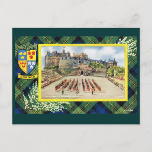 Carte Postale Ecosse vintage, Gordon, Château d'Édimbourg