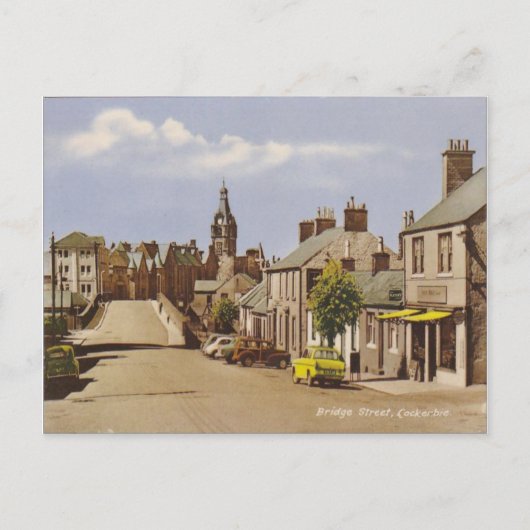 Carte Postale Ecosse vintage, Lockerbie (Devant)