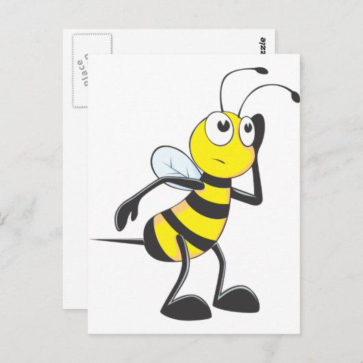 Carte Postale Écoute des abeilles (Devant / Derrière)